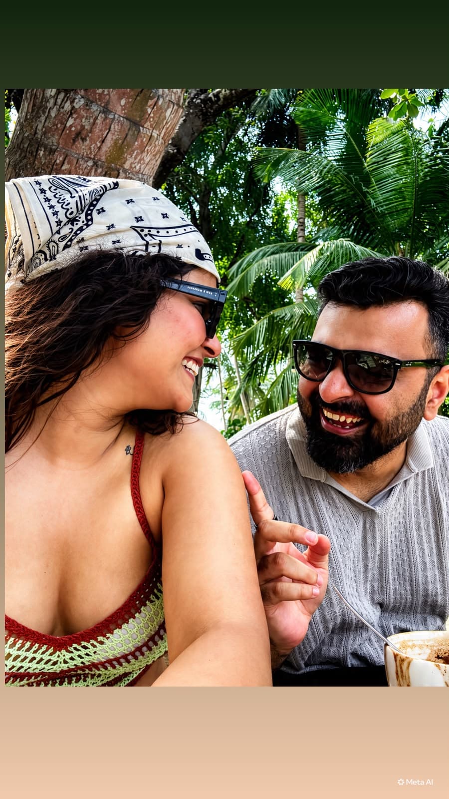 A quiet photograph of Charu and Alok